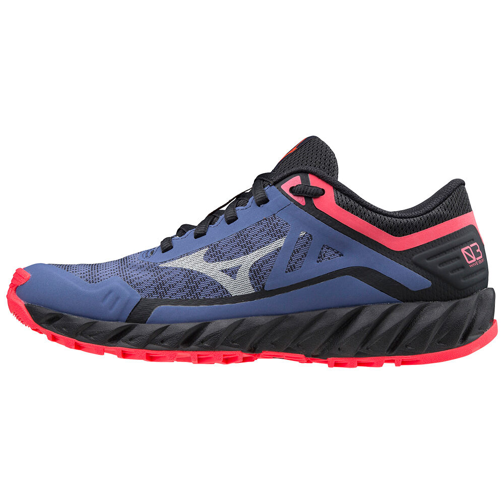 Scarpe Da Trail Running Mizuno Wave Ibuki 3 Donna - Blu/Nere/Rosa - 74316-RATV